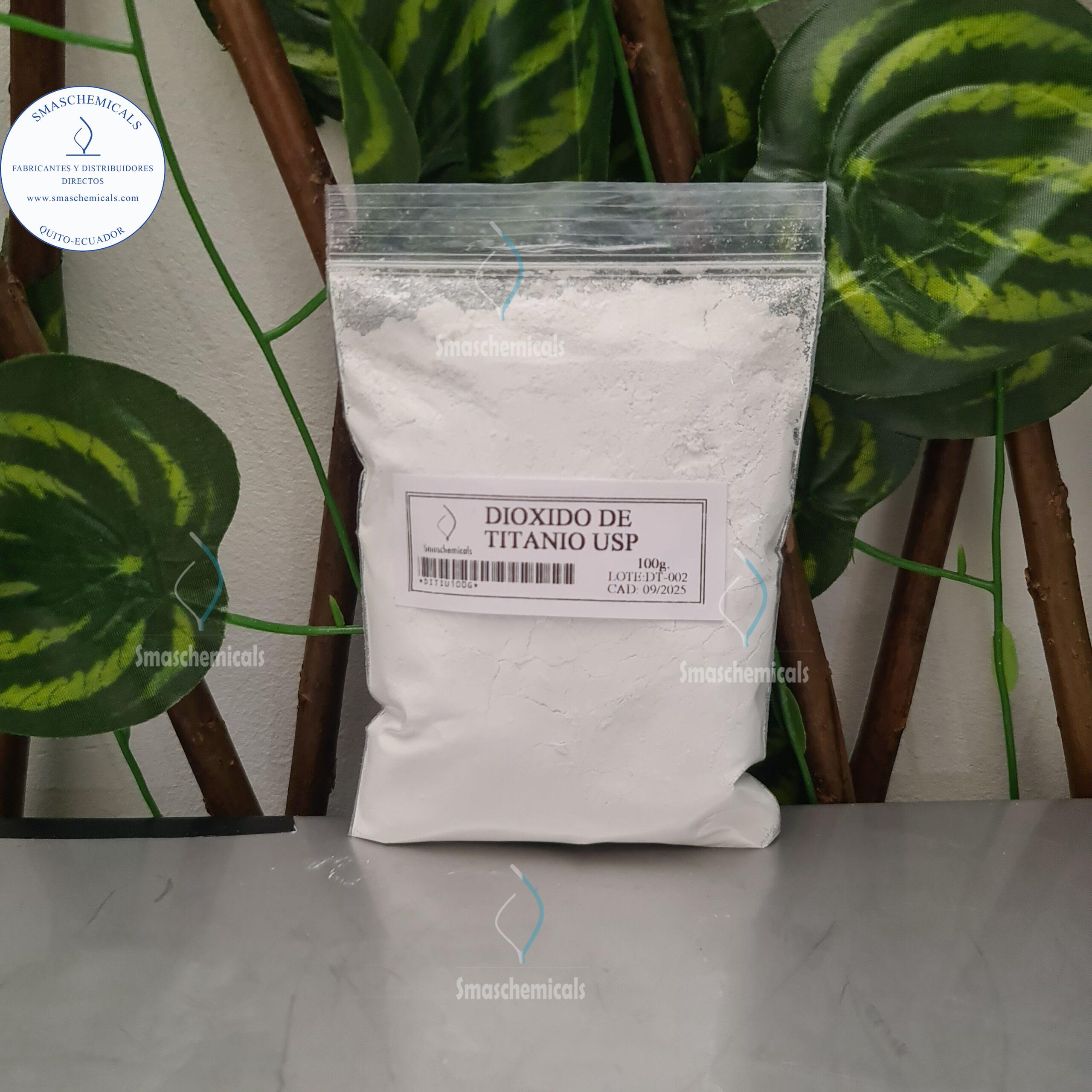 Dióxido de Titanio USP 100g.