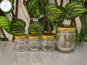 Envase de vidrio con tapa metálica cod: ENVIM