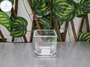 Envase de vidrio cuadrado cod: ENCUA - 80ml cod: ENCUA80