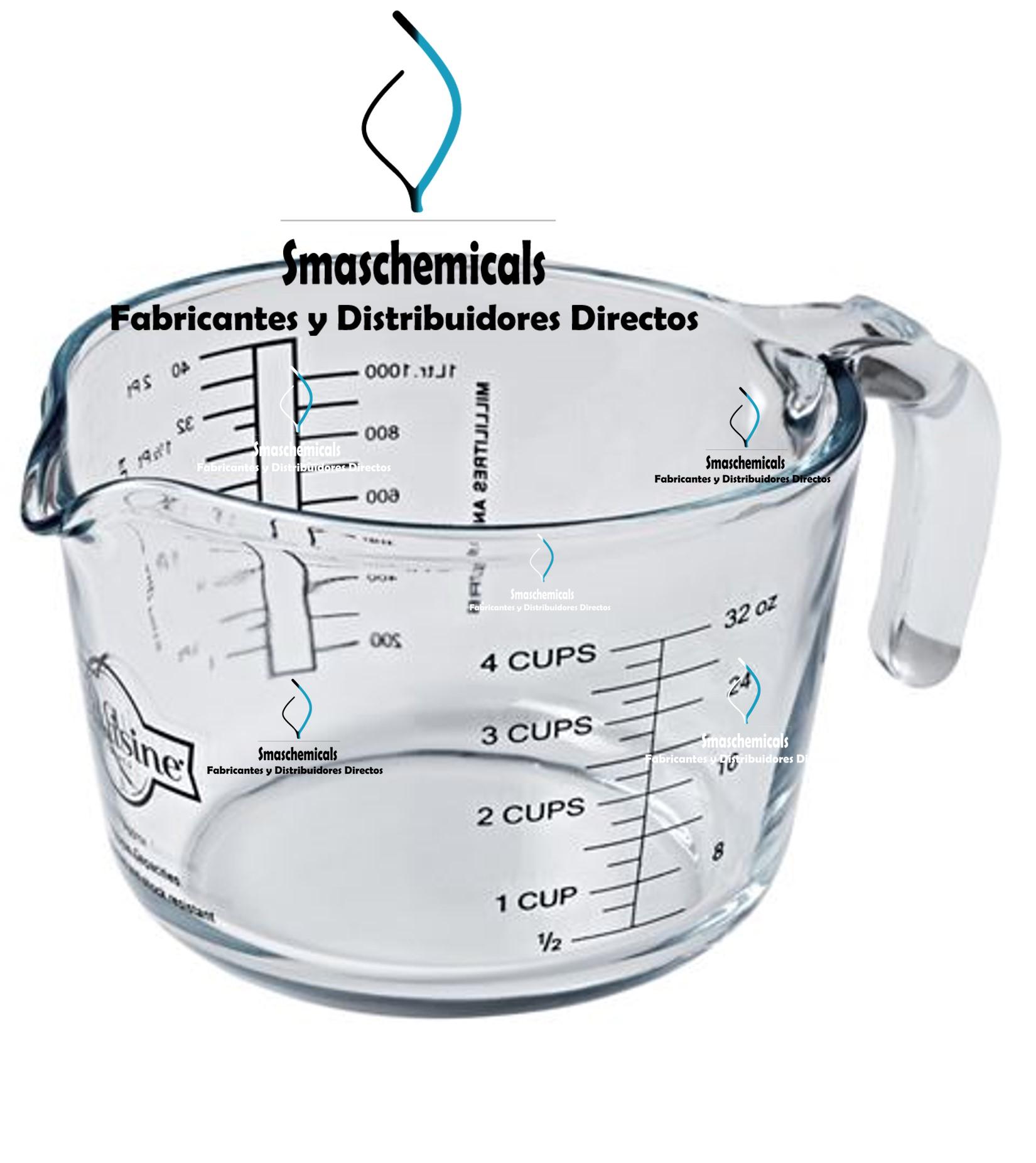 Jarra medidora de vidrio templado 1000ml cod: JATEM1000
