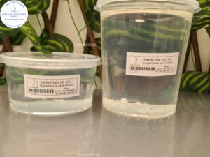 Parafina en gel autoportante