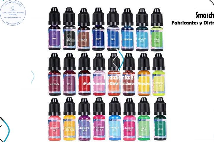 Colorantes líquidos para velas y resina cod:CLVR - Imagen 2