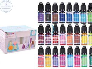 Colorantes líquidos para velas y resina cod:CLVR