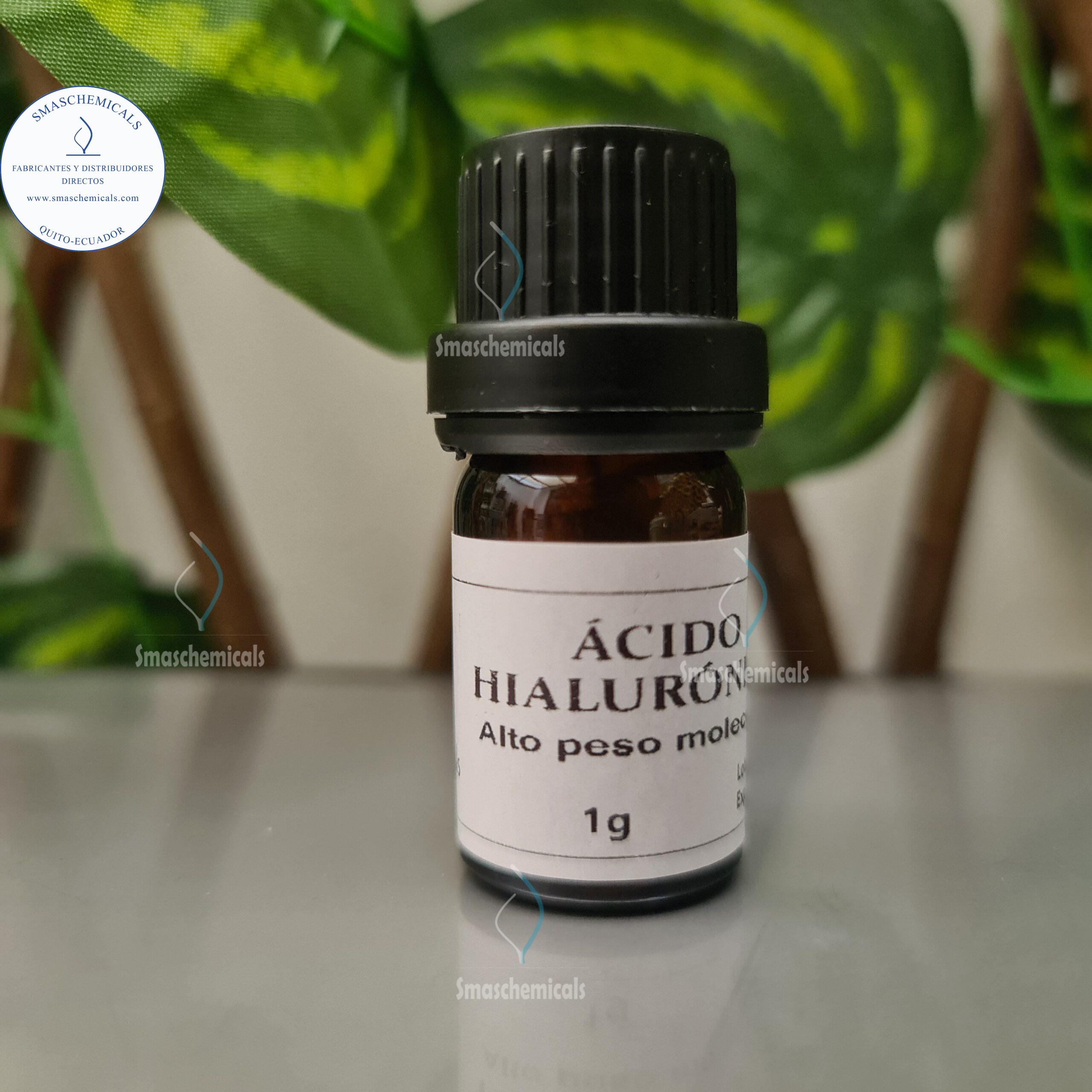 Ácido Hialurónico Alto Peso Molecular (Puro) 1g.