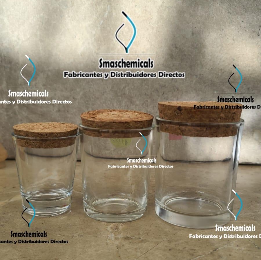 Envase vidrio tapa de corcho tipo shot cod: ENSHOT