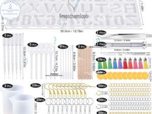 Kit de resina con molde de letras 237 pza K237