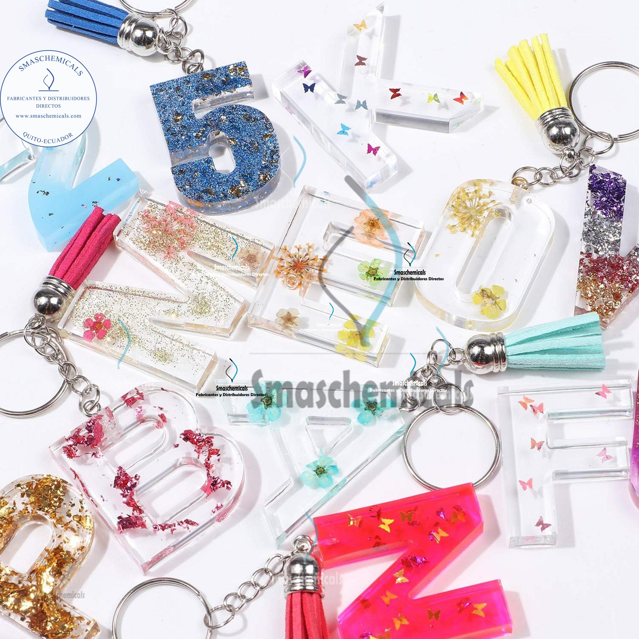 Kit de resina con molde de letras 237 pza K237 - Imagen 2