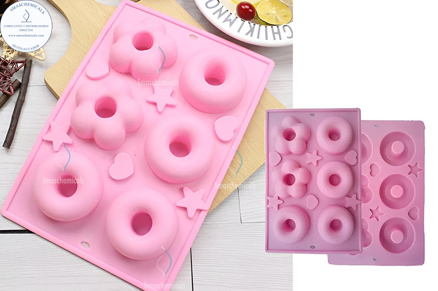 Molde donas de flores M005 - Imagen 2