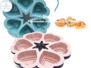 Molde corazones M007