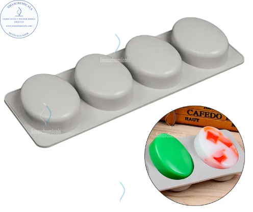 Molde ovalado jabonera M070