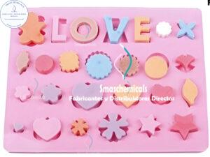 Molde letras y figuras varias M104