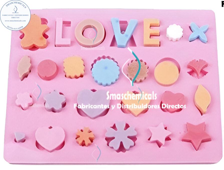 Molde letras y figuras varias M104