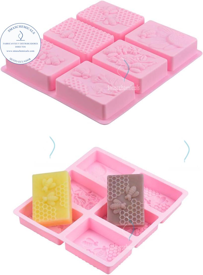Molde rectángulo panal de abeja M106