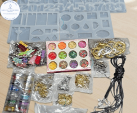 Kit de resina con molde de letras