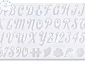 Molde letras cursivas M312