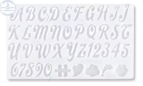 Molde letras cursivas M312