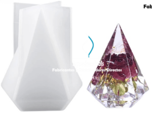 Molde pirámide hexagonal para resina M187
