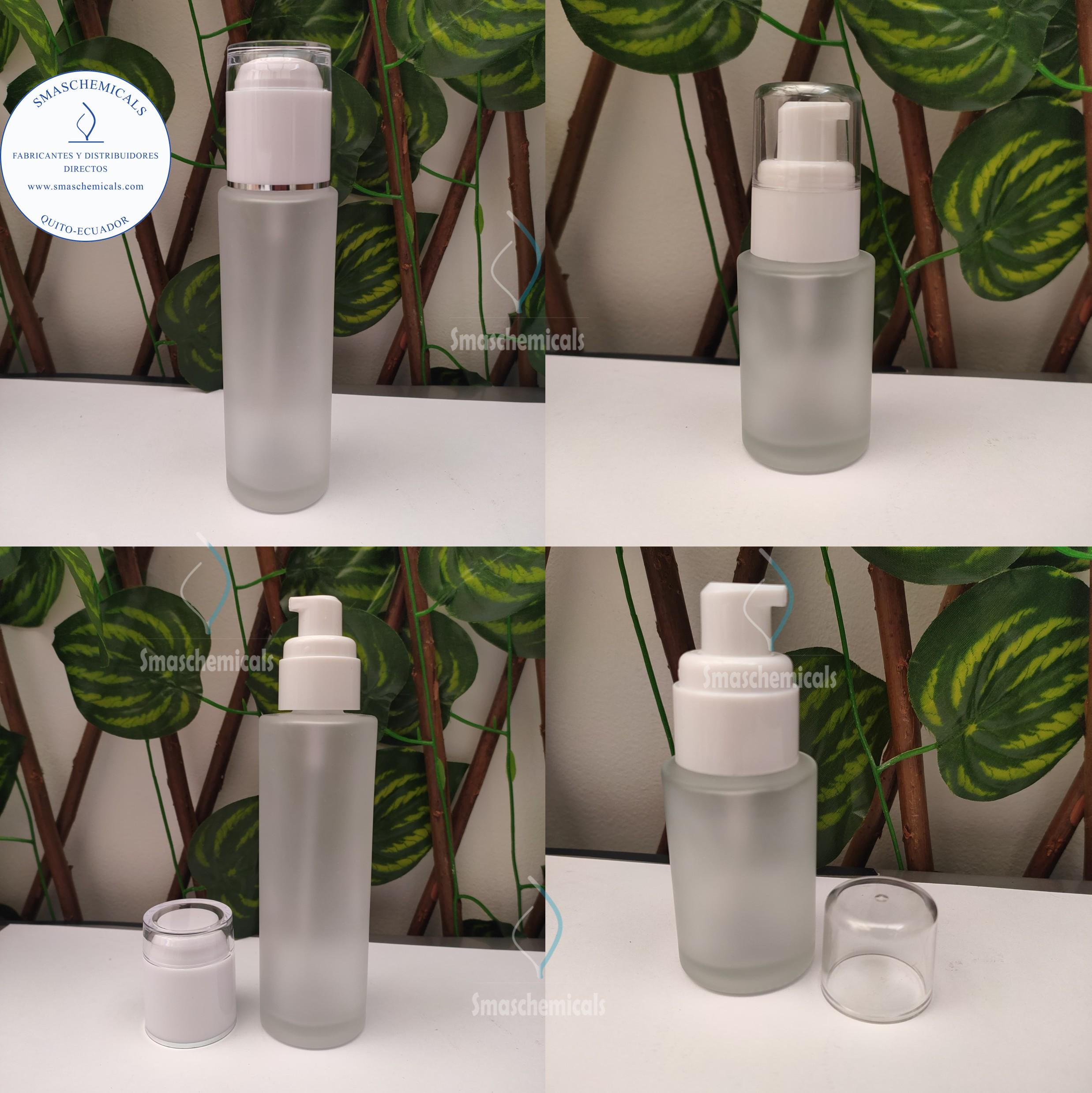 Envase botellas de vidrio esmerilado cremera cod: ENCRE