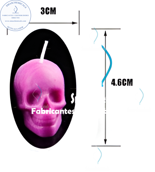 Molde calavera 3D M116