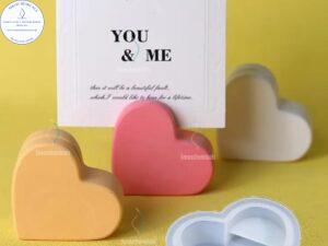 Molde soporte de tarjeta corazón A439