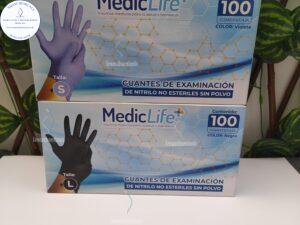 Guantes de nitrilo (50 pares). cod: GUANI