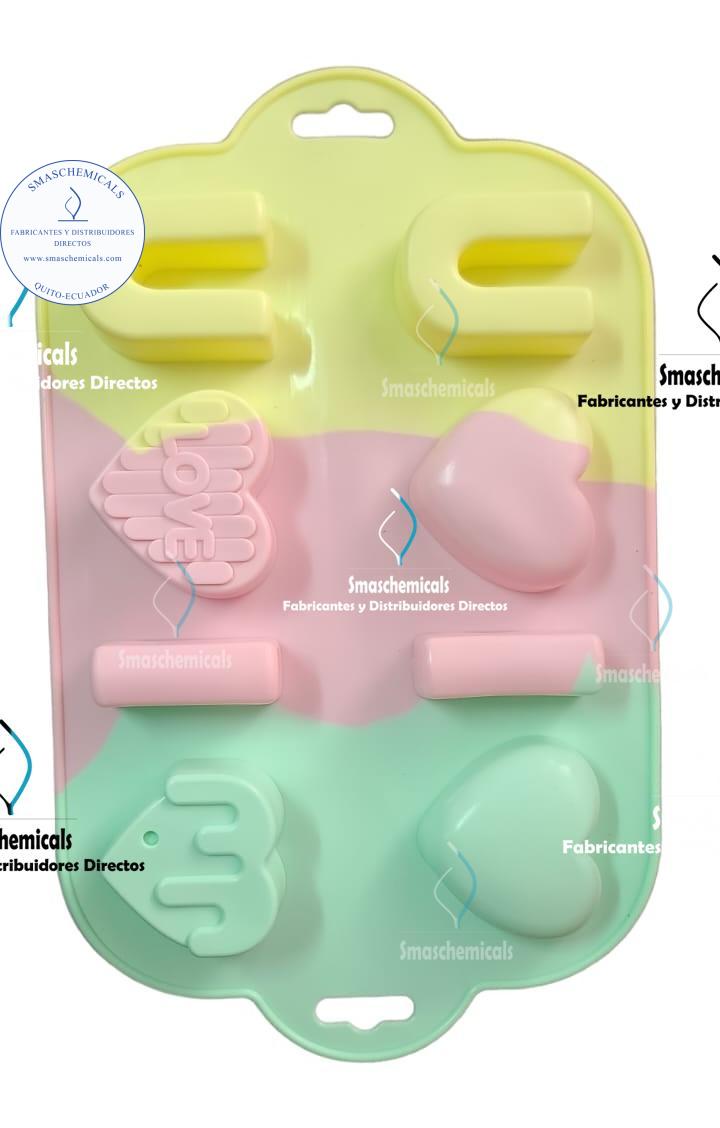 Molde love corazón M171