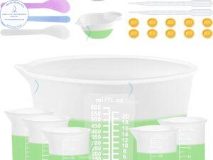 Molde juego de vasos medidores de silicona A559