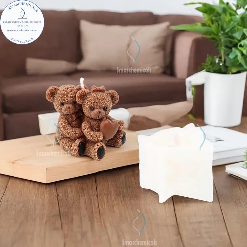 Molde pareja de osos A560 - Imagen 2