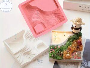 Molde terrario de olas A561