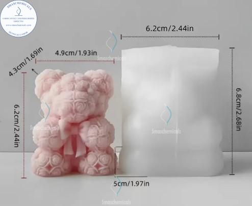 Molde oso con lazo A571 - Imagen 2