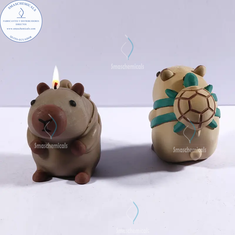Molde Capibara con mochila de abeja A598