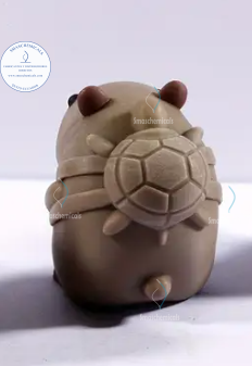 Molde Capibara con mochila de abeja A598 - Imagen 4