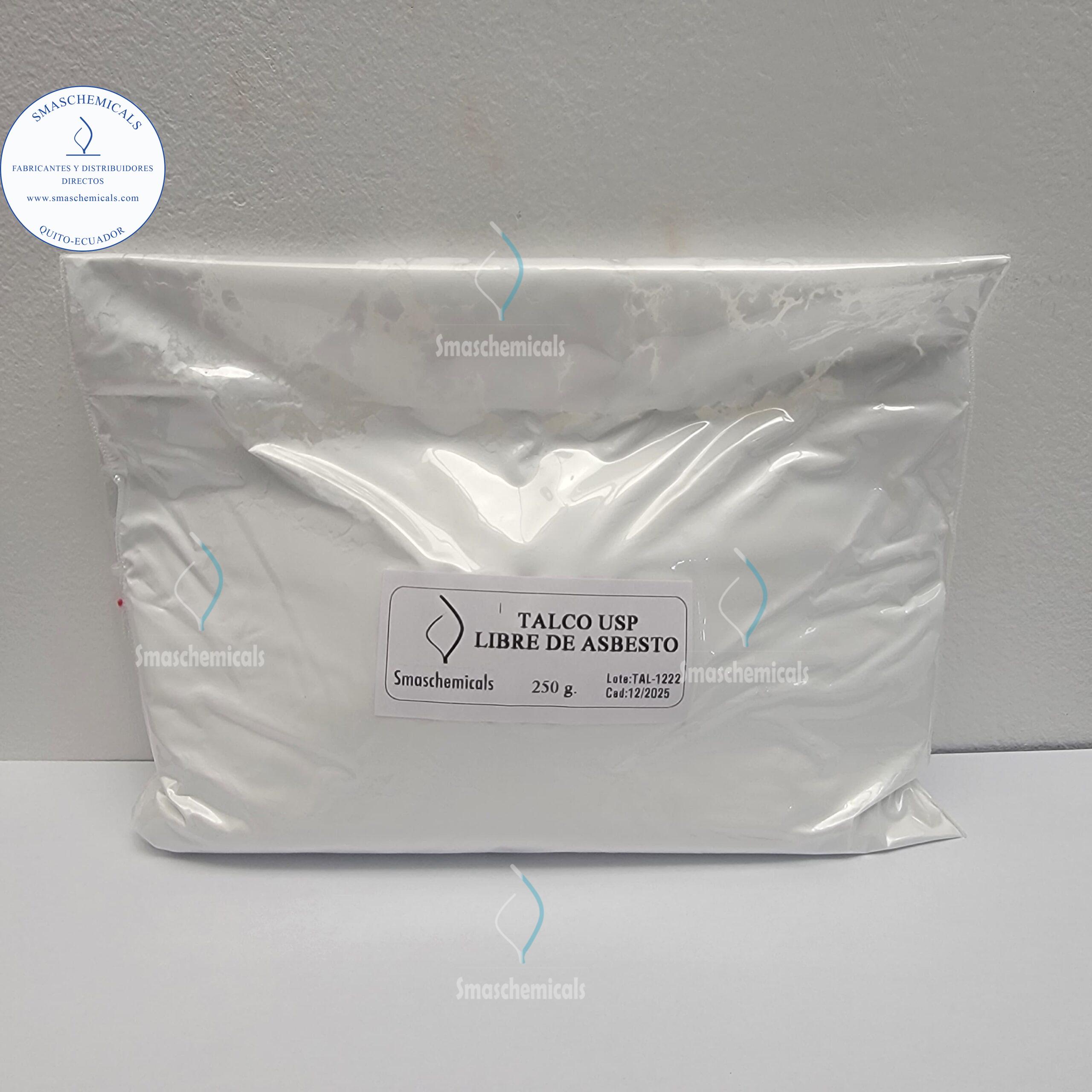 Talco USP libre de asbesto 250g