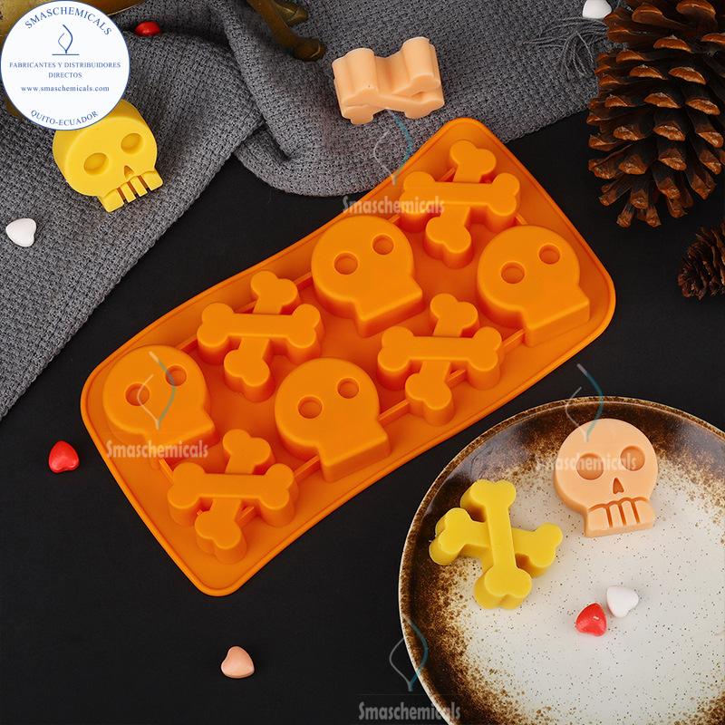 Molde calavera con X de huesos M741