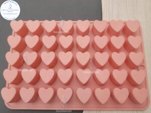 Molde corazones alargados M723