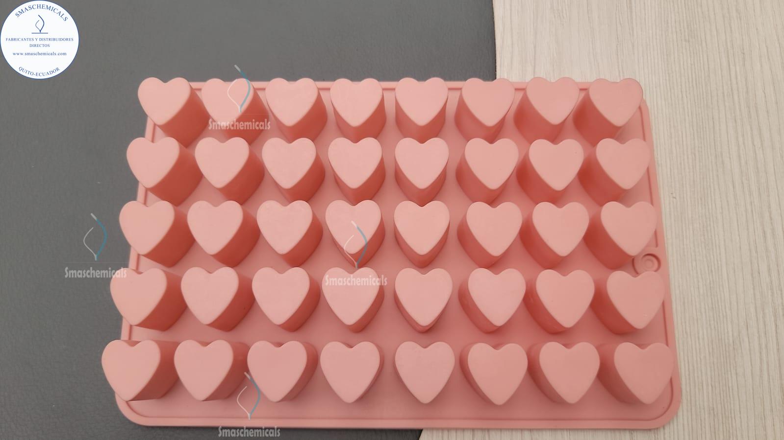 Molde corazones alargados M723