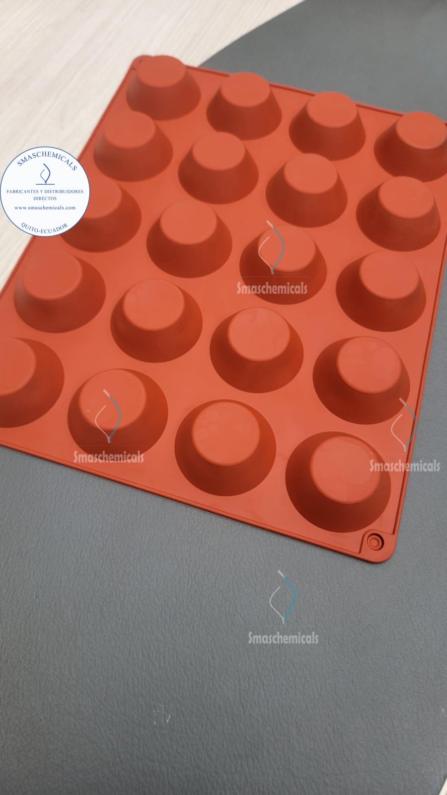 Molde para tartaletas lizas M725