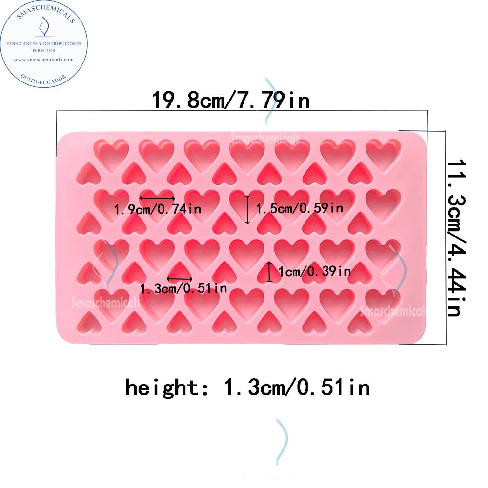 Molde corazones grandes y pequeños M733 - Imagen 3