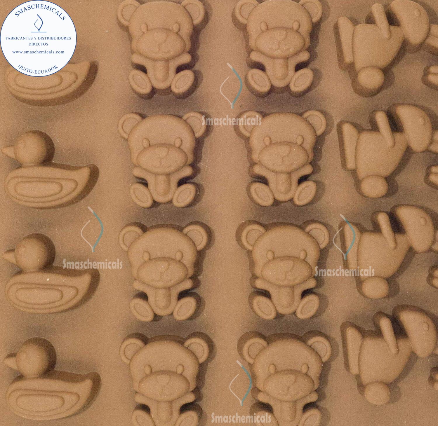 Molde osos, patos, conejos M744 - Imagen 4