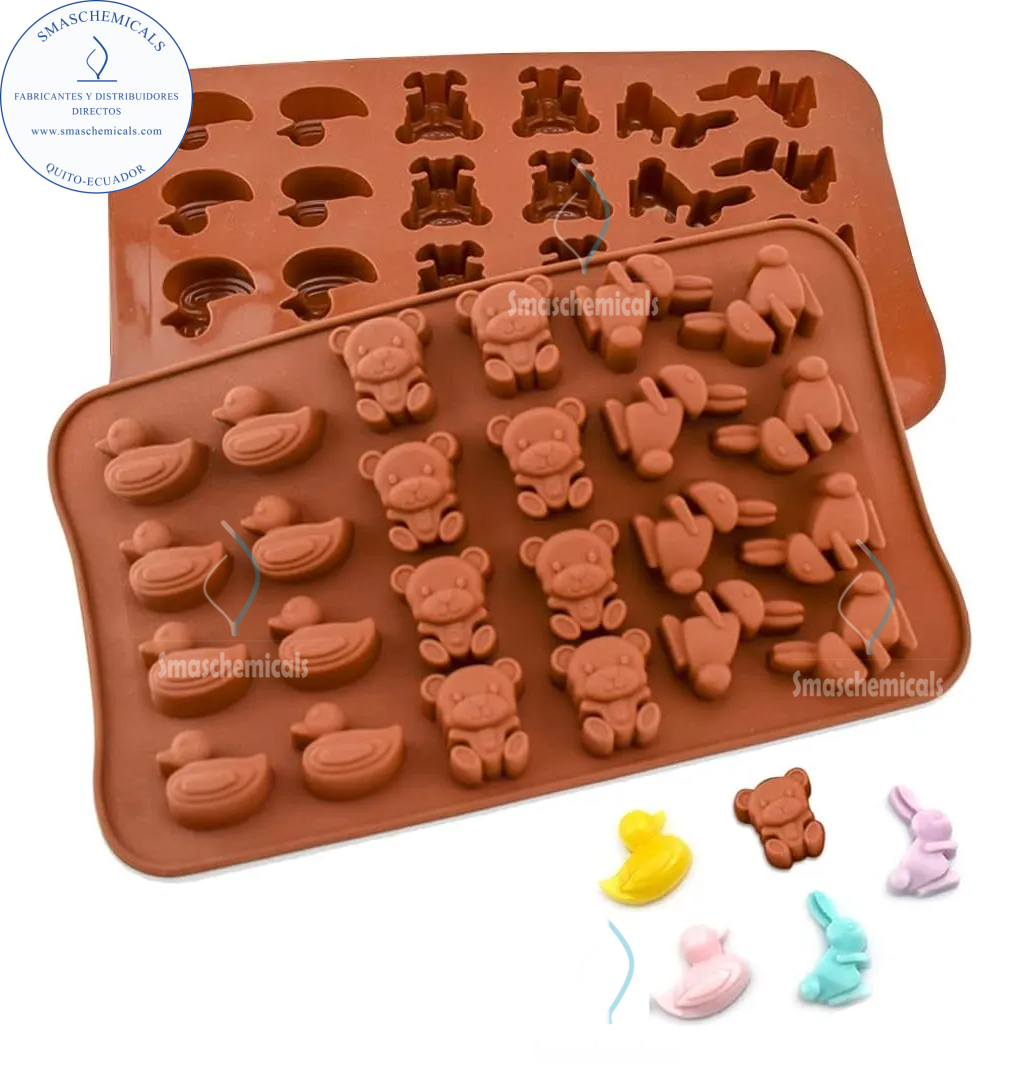 Molde osos, patos, conejos M744