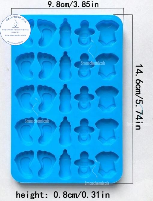 Molde mini baby shower M746 - Imagen 2