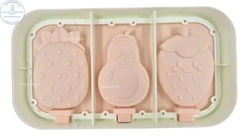 Molde para helado fresa, aguacate, piña M777