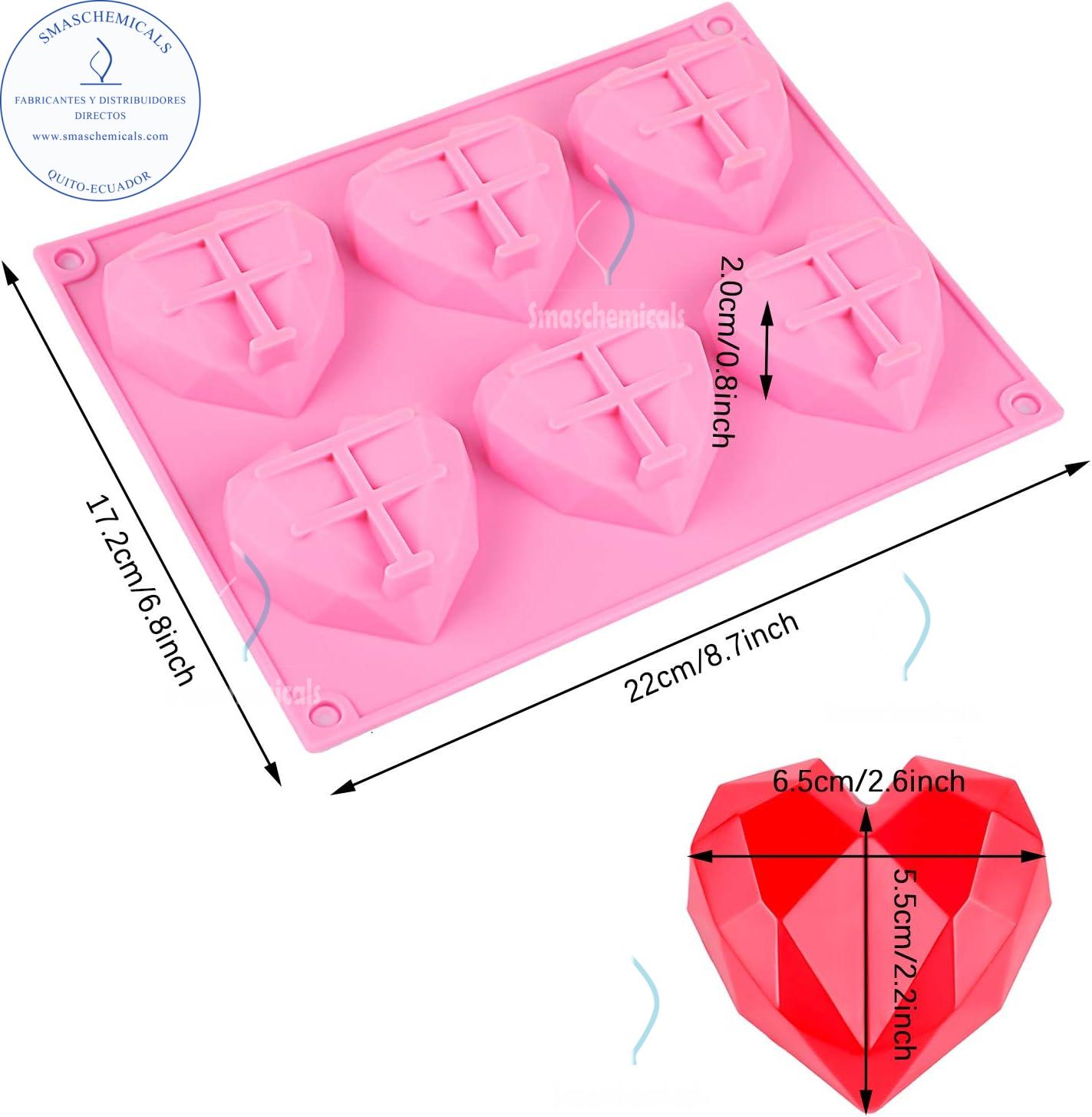 Molde corazón de cristal M730 - Imagen 4