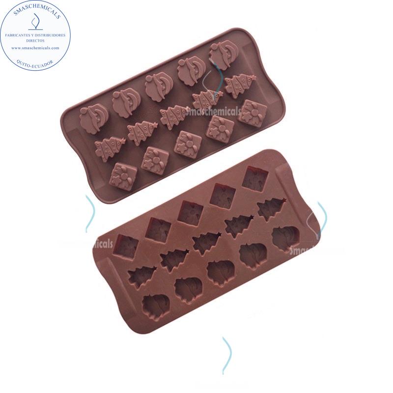 Molde Papá Noel, Árbol y regalo M739 - Imagen 3