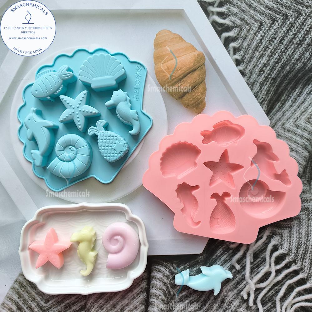 Molde animales marinos 7 cav. M820