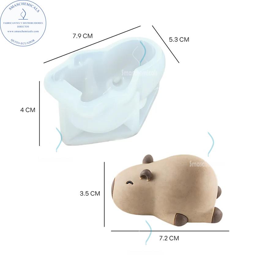 Molde capibara 3D M825