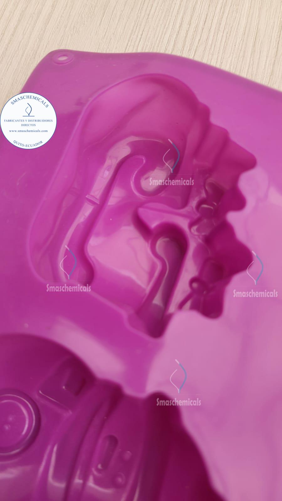 Molde muñeco de nieve, trineo y reno M729 - Imagen 3