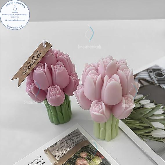 Molde ramo de tulipán cerrado M808-M780 - Imagen 2