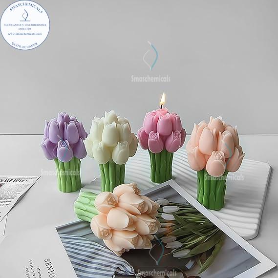 Molde ramo de tulipán cerrado M808-M780