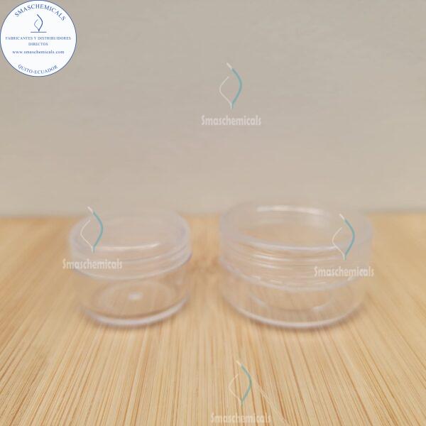 Envase plástico transparente tapa rosca